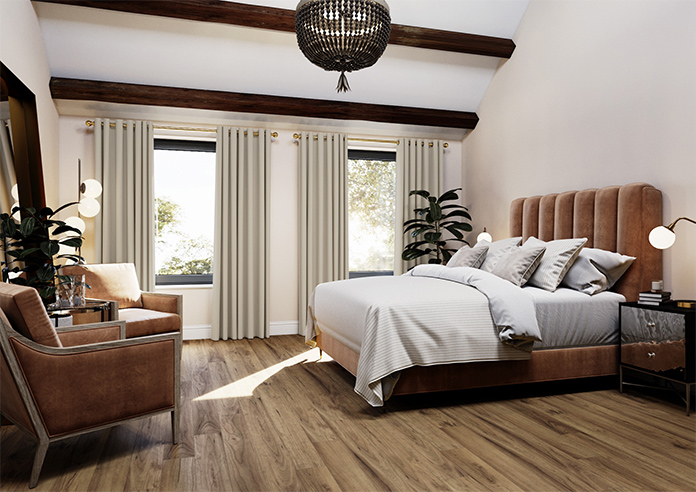 Berkshire Eyelet, Fawn - Ready Made Curtains - Image 8